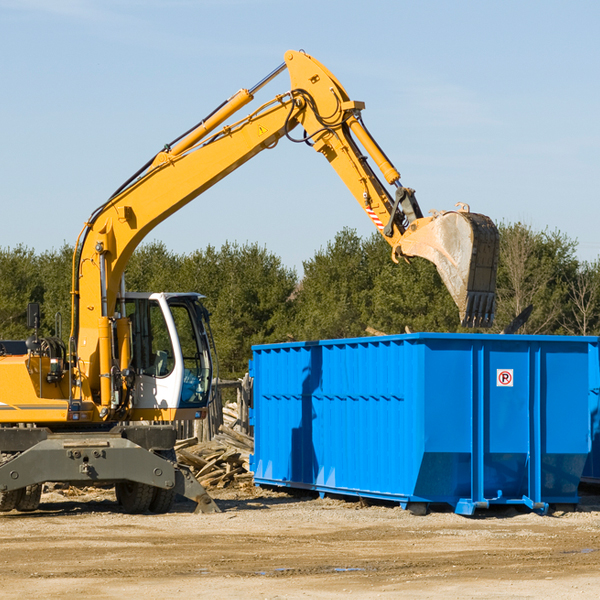 can i rent a residential dumpster for a construction project in Dunbar